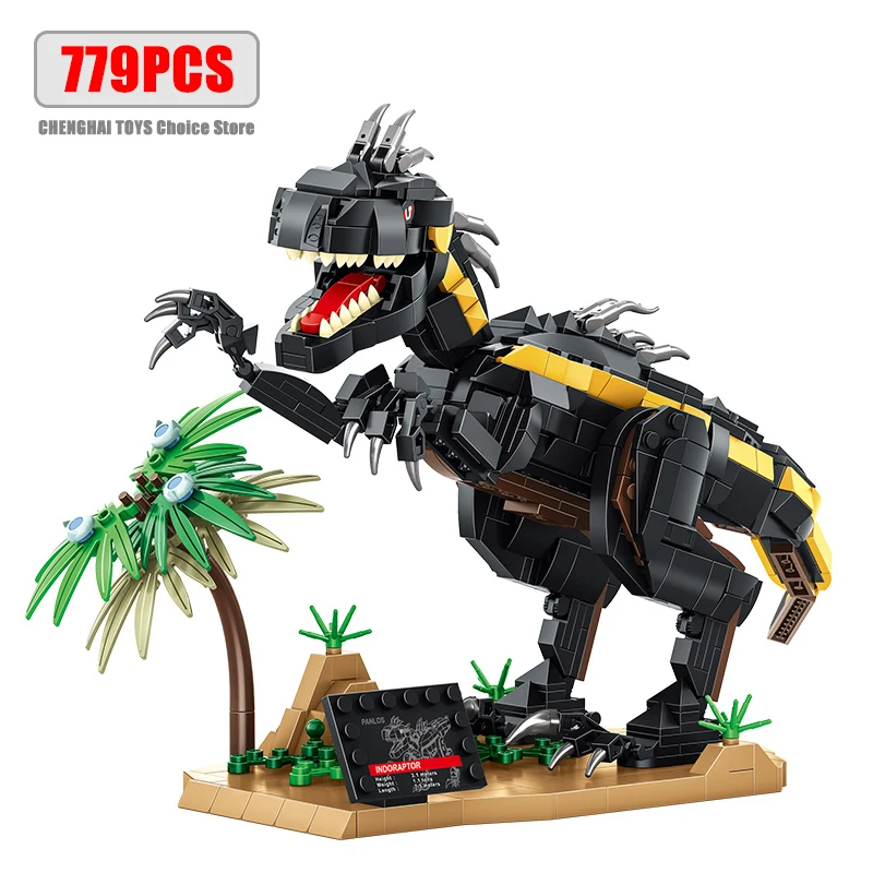 Jurassic Park Dinosaur World Bouwstenen Tyrannosaurus Rex Bricks Sets Brachiosaurus Jongen Speelgoed Kinderen Kerstcadeaus