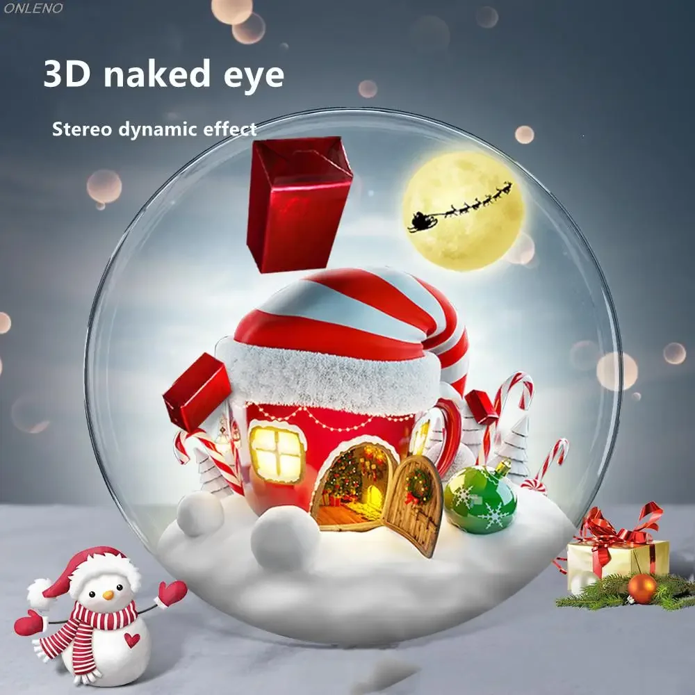 3D หน้าจอโปรเจคเตอร์โฮโลแกรมนำผู้เล่นโฆษณาระยะไกลตั้งโต๊ะตาเปล่าสามมิติ LED 3D ป้ายแสงโฮโลแกรม