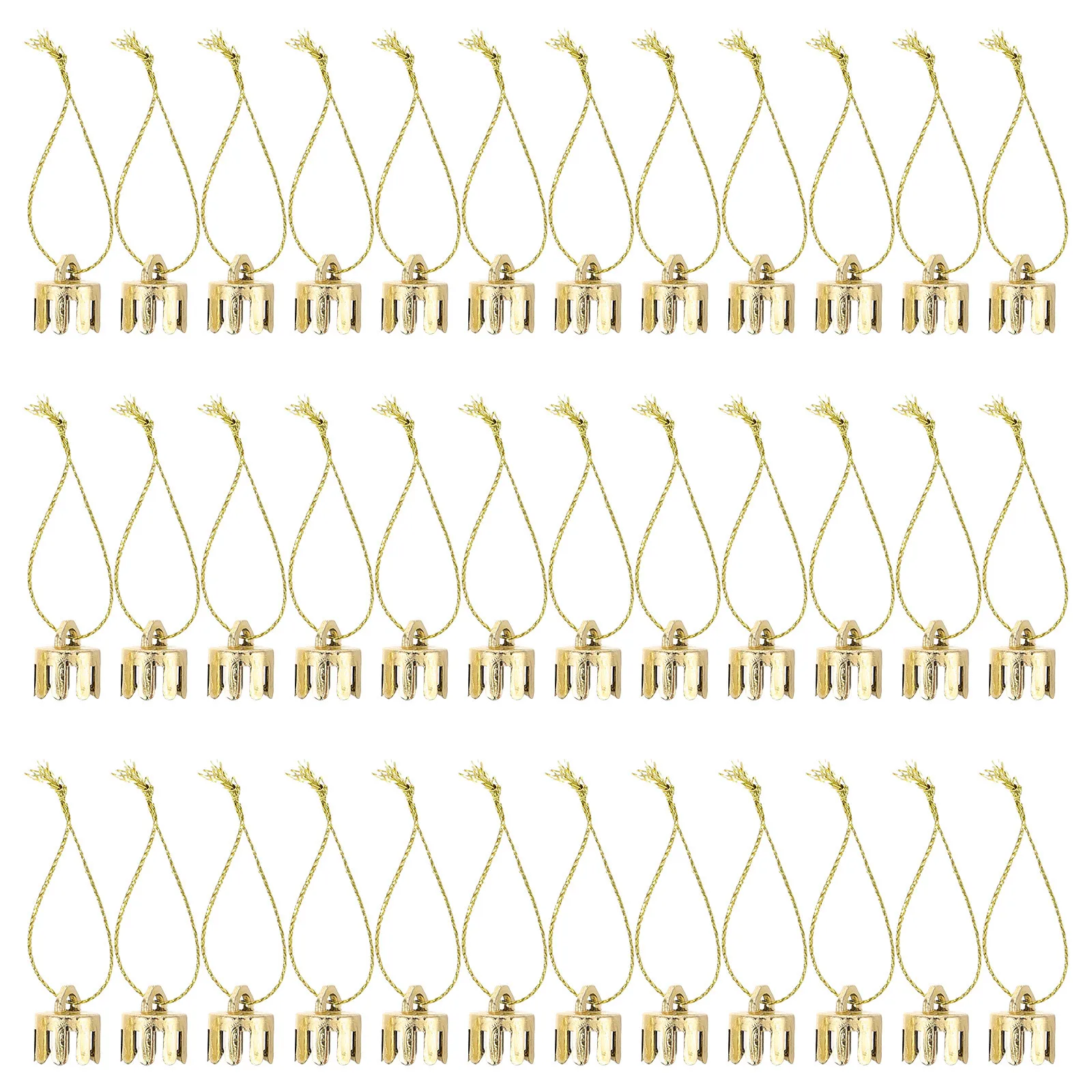 

1000pcs Christmas Ornament Caps 1.2Cm Plastic Gold Finish Replacement Tops For Glass Baubles Diy Holiday Decor Caps