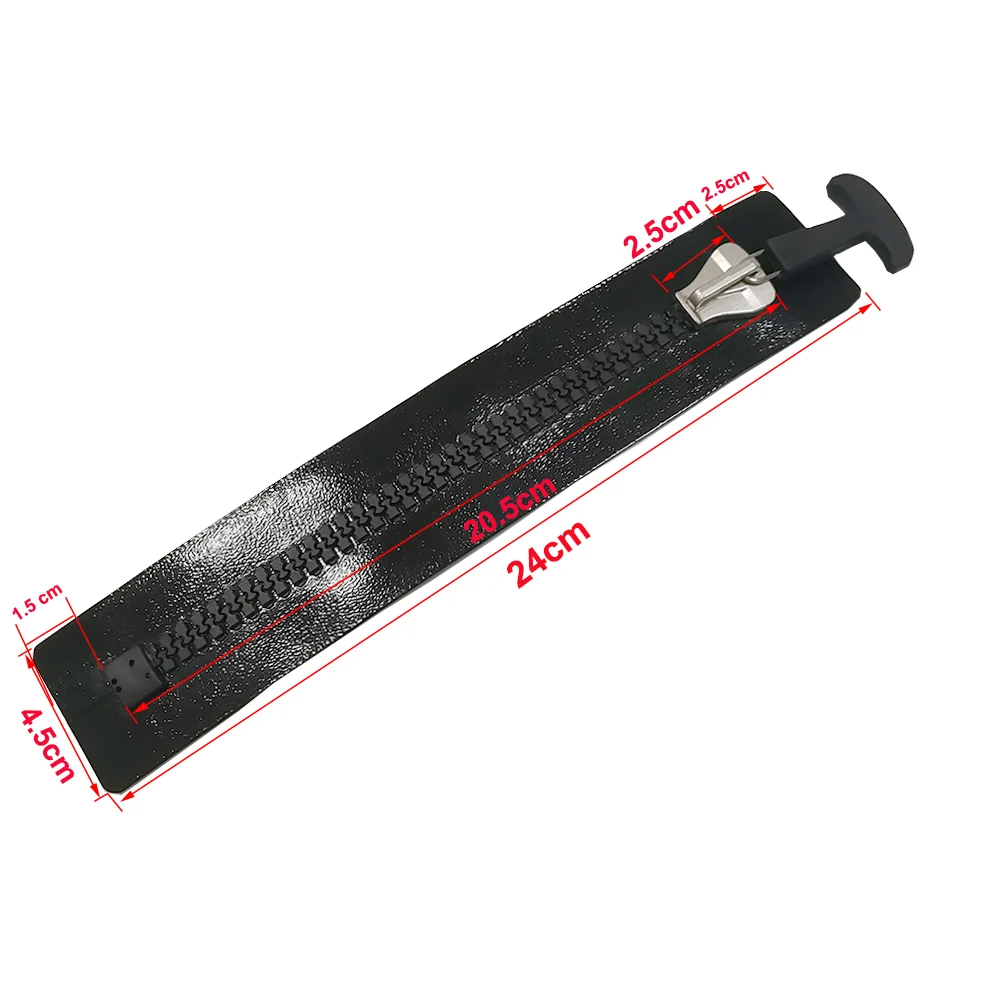 1pcs 24cm DYQM 10# TPU waterproof seal zipper designed for IPX8 weldable outdoor activities giant zipper