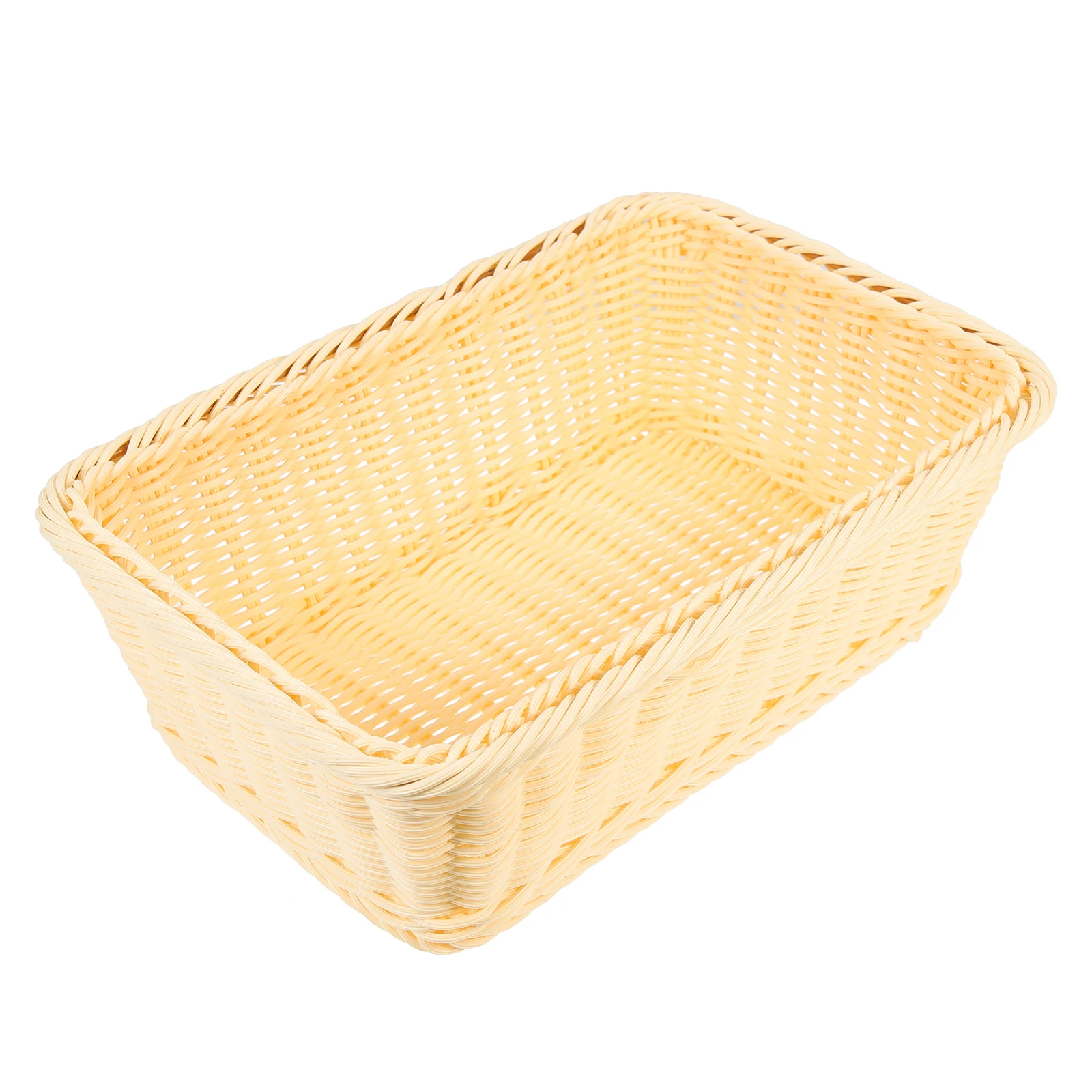 

Woven Bread Basket Tabletop Wicker Baskets Serving Holder Storage for Kitchen Blanket Baby