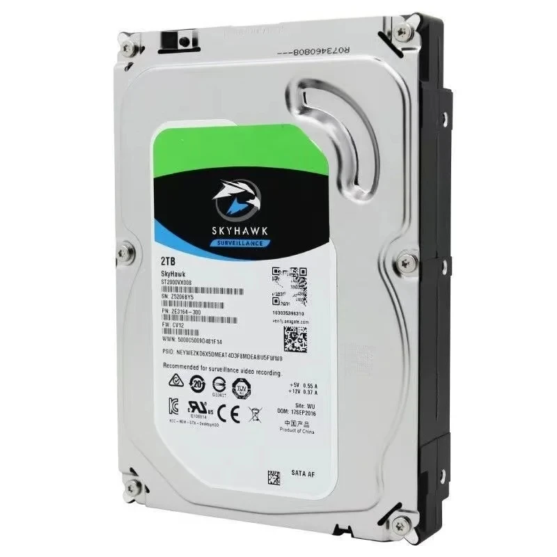 Внутренний механический жесткий диск Seagate, 3,5 дюйма, SATA 3 Гб/с, 6 Гб/с, 5900-7200 об/мин, 64 Мб/128