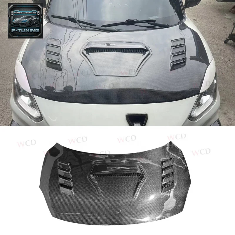 High Quality Car Accessories Carbon Fiber Engine Hood  for Suzuki Swift ZC33S Car Hood Bonnet Bodykit