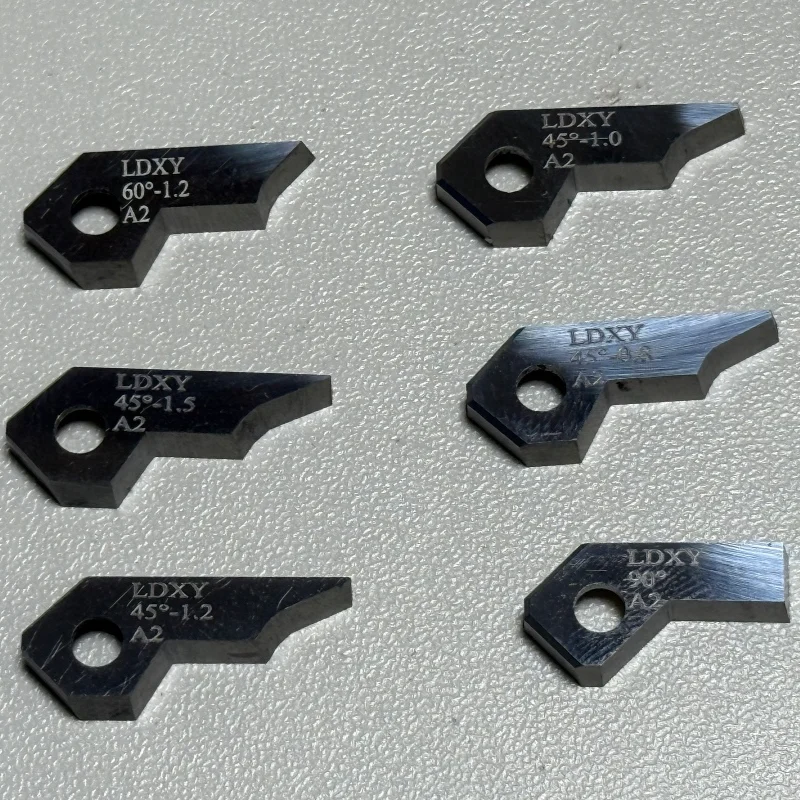 QM كربيد التنغستن مقعد صمام صلب 45/60 درجة 3 زاوية القاطع مخرطة عالمية شفرة تشكيل لمرة واحدة