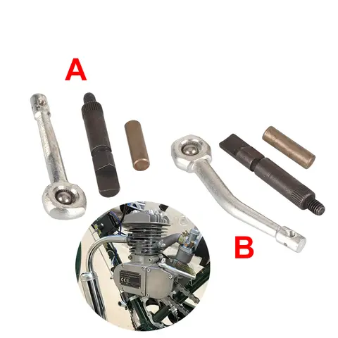 Clutch Arm Lever Pin Rod Ball Replacement Part for 48cc 50cc 66cc 80cc 2 Stroke Engine Motorized Bike Bicycle