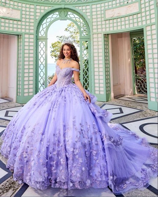 Lilac princess dress best sale