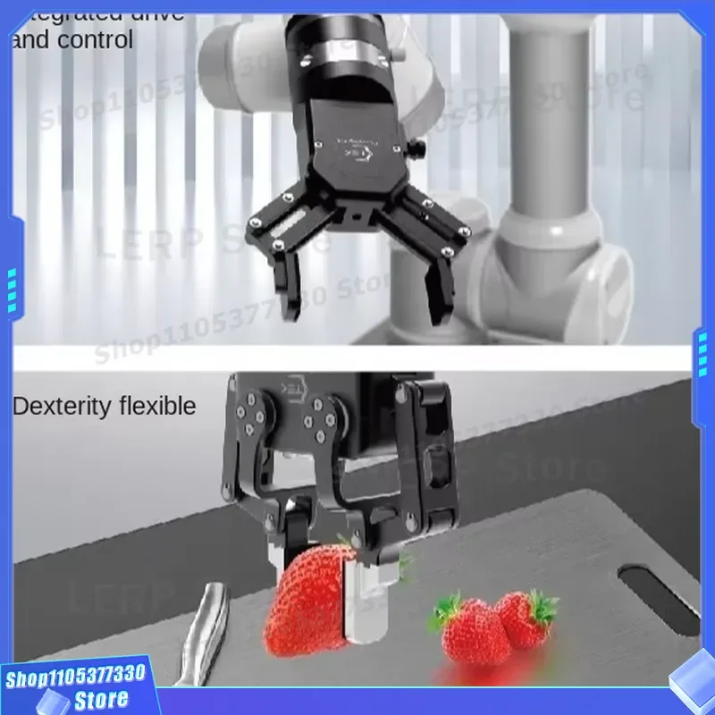 Jizhi CTAG90 90mm Two Finger Servo Gripper Lightweight Electric Fixture with Flexible Force Control for Collaborative Robot