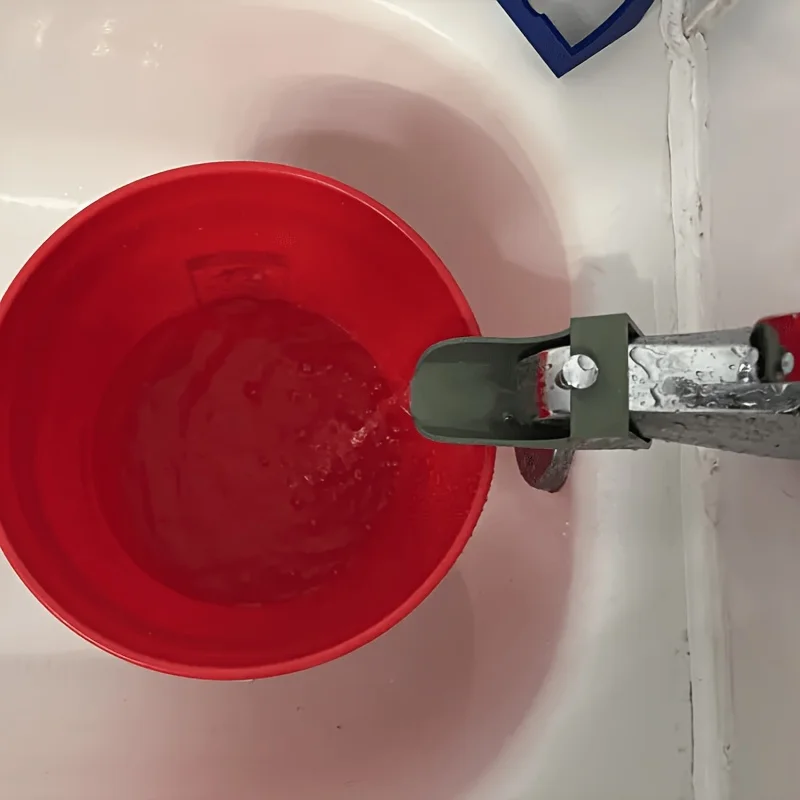1 Bathtub Faucet Extender • 3D Printed Water-saving Flow Guide Extension Joint • Saves Time and Effort