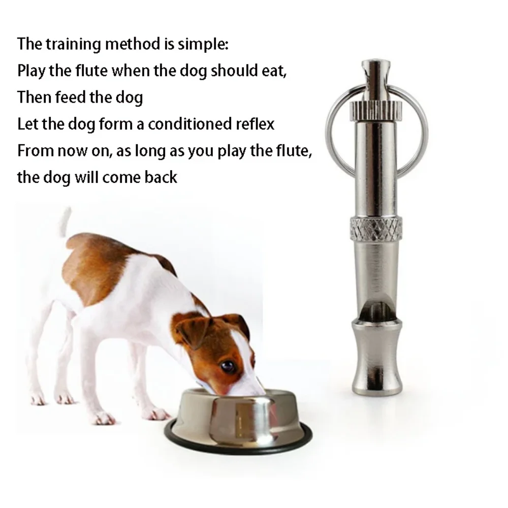 Hunde training Pfeife Hunde pfeife Outdoor-Überlebens training Silber Silent Sound Training Sport pfeife für Hunde zubehör