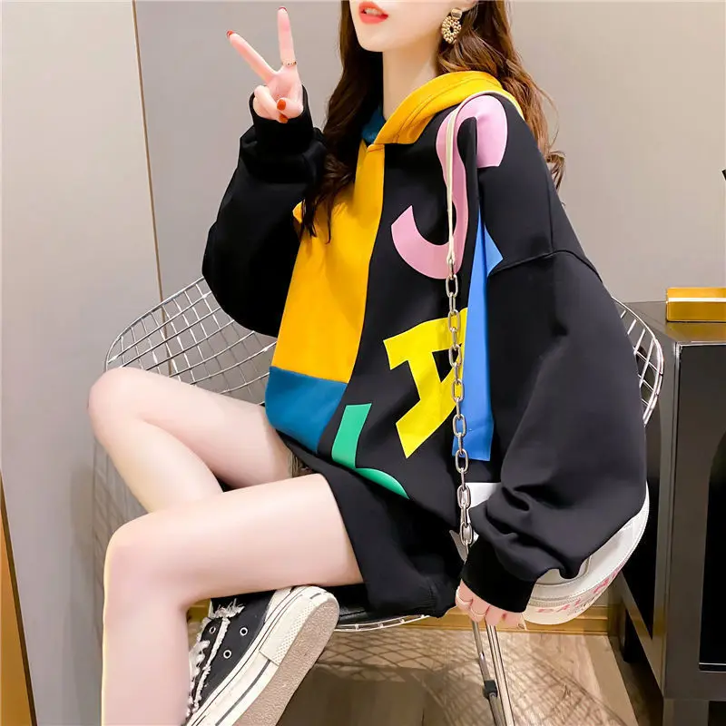 Streetwear Hoodie for Women Essentials Hoodies Hooded Sweatshirt Designer Aesthetic Anime Graphic Korean Fashion Spring Autumn