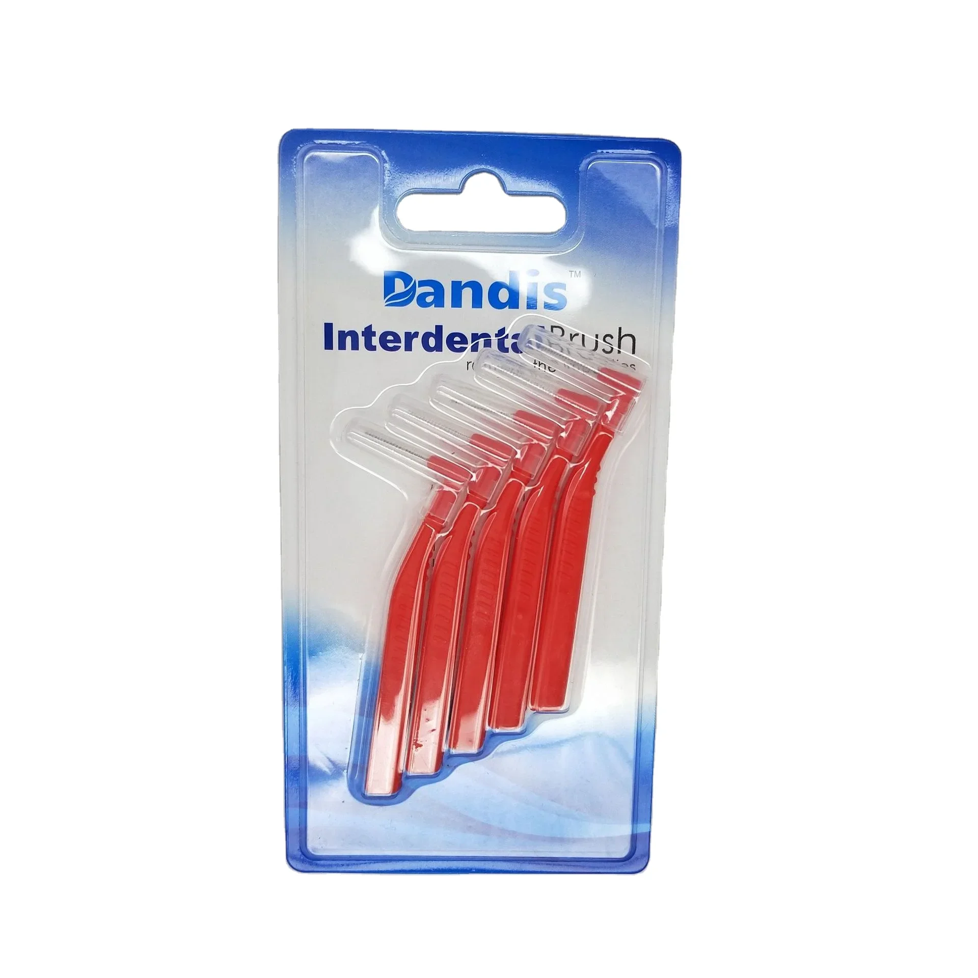 5 قطعة/المجموعة/مجموعة من فرش الأسنان لتقويم الأسنان للبالغين على شكل حرف L وفرشاة الأسنان المعتمدة #2