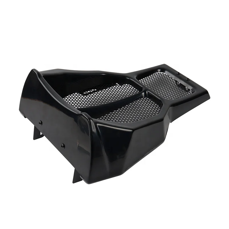 Custom Style Vivid Black HD 2018-2024 Softail Motorcycle Fairing Spoiler Kit Including Radiator Cover