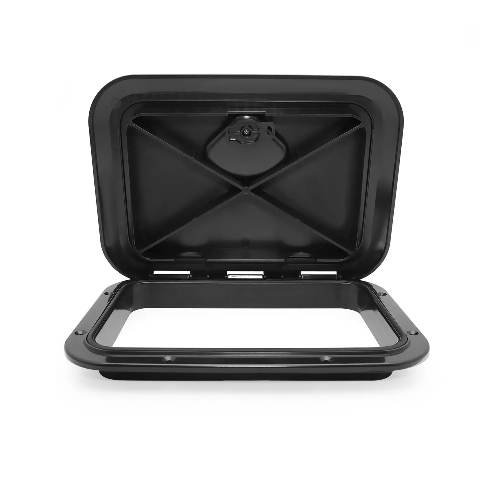Accesorios para barcos de 375 mm, cubierta de acceso al cubierta de ABS para barcos, yates, caravanas, hermética, anti-UV, antideslizante, para inspección.