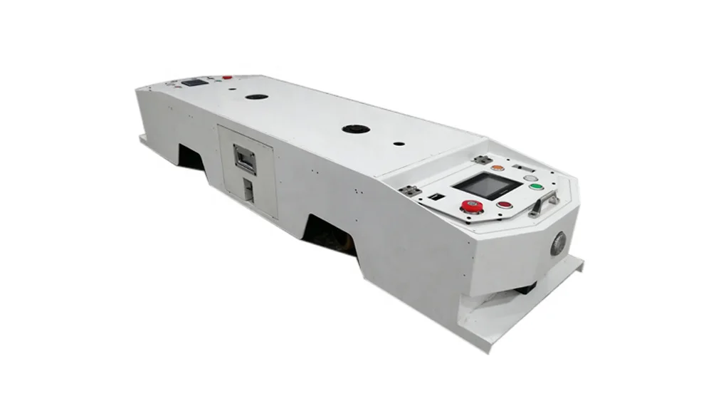 Industrial Loaded AGV Robot Automated Guided Vehicle Four-wheel Drive Two-way Differential for Fast Material Handling Pro