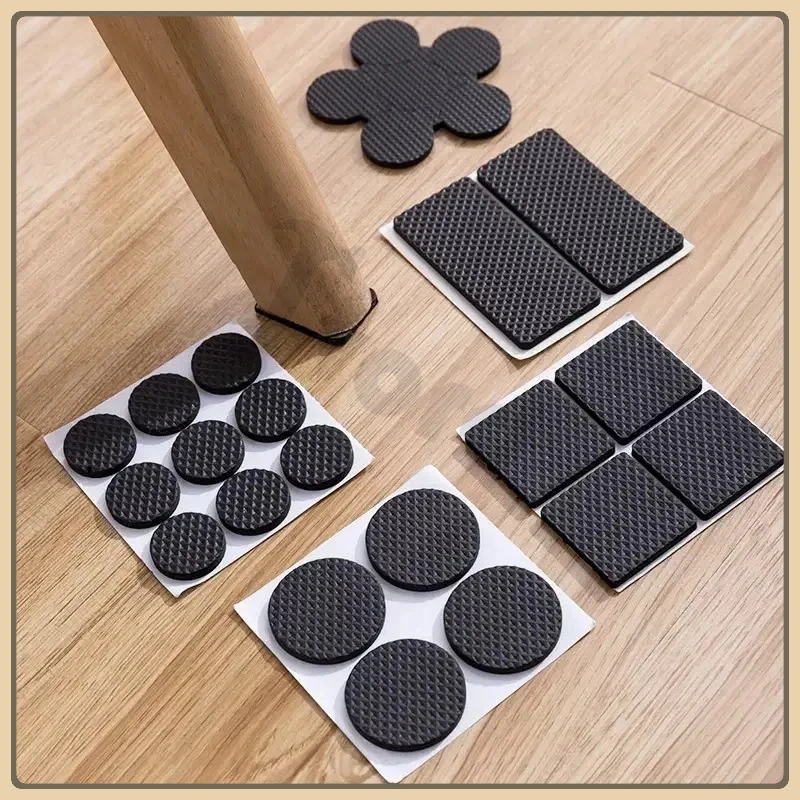 Self Adhesive Furniture Leg Feet Protector Pad Chair Leg Pad Anti-Skid Scratch DIY Resistant Furniture Feet Floor Protector Pads