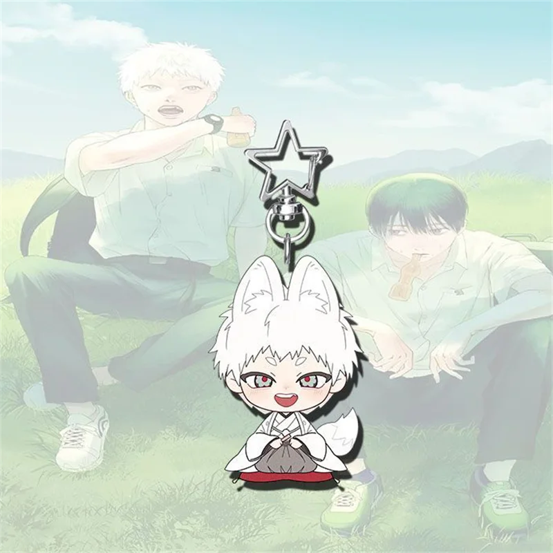 الصيف هيكارو يموت هيكارو إندو تسوجيناكا يوشيكي تأثيري المفاتيح الاكريليك حلية مفتاح سلسلة الشكل كيرينغ اكسسوارات الدعامة