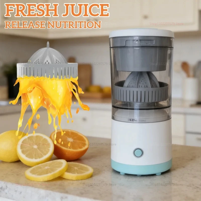 Portable Electric Juicer USB Charging Fruit Blender Household Fruit Juice Separation Bidirectional Spiral Press Mixer Machine