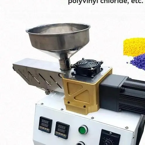 Single Screw Small Extruder, Laboratory Desktop Plastic Desktop Polymer Material Injection Molding Machine