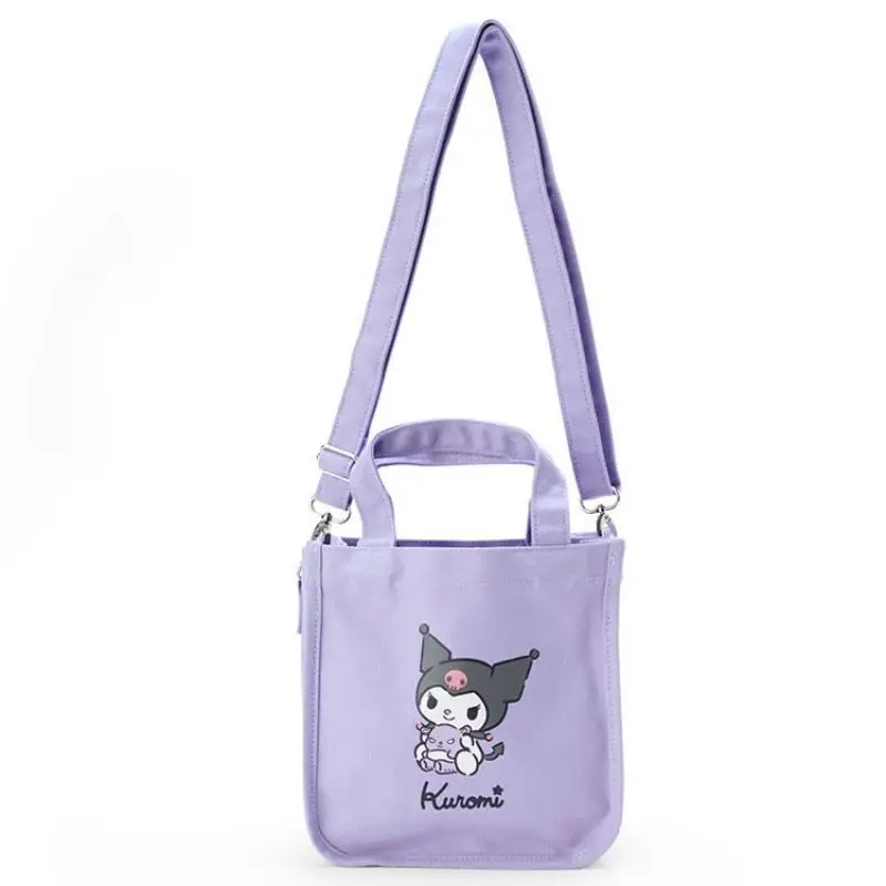 

Ins Hello Kitty Cinnamoroll Anime Kawaii Sanrio Canvas Shoulder Bag Cute Kuromi Sweet Crossbody Handbag Fashion Girls Gifts