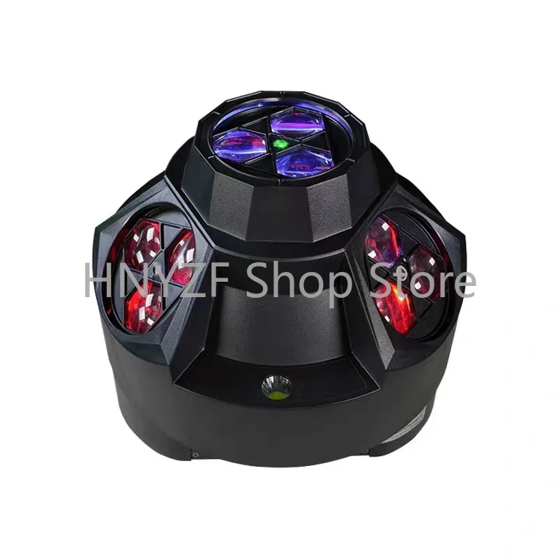 200W Dj Laser 4in1 Effect Rgb Moving Head Light Led Rotating Pattern Beam Lamp Disco Dj Wedding Party Dmx Stage Lighting