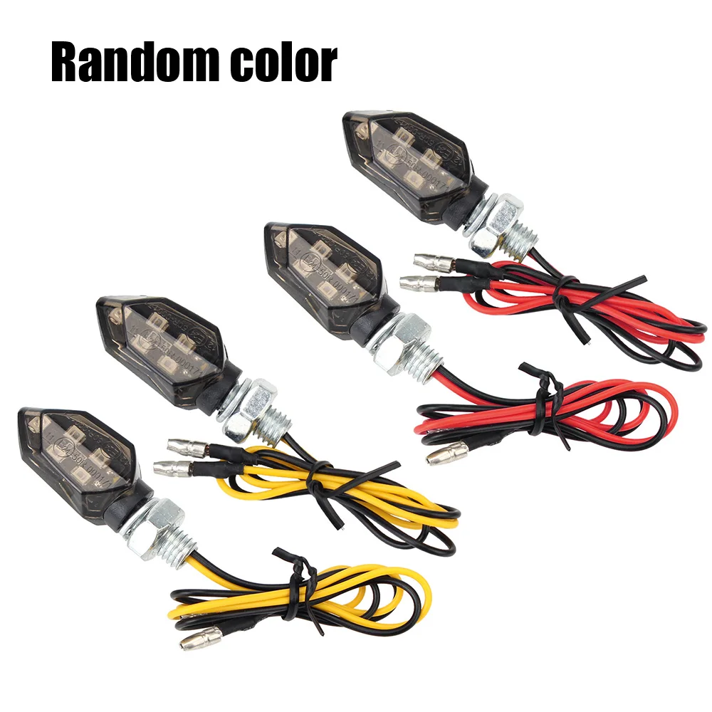 12V LED Motorcycle Turn Signal Lights Front Rear Brake Lamp Taillights Indicator Blinker Universal ATV UTV Motorbike Accessories