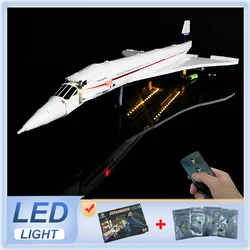 DIY RC LED Light Kit For LEGO 10318 Concorde   (Only LED Light,Without Blocks Model)