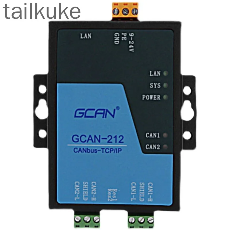 Industrial Grade Isolation 2-channel CAN to Ethernet Canet Modbus TCP Protocol Conversion Wireless Conversion Gateway