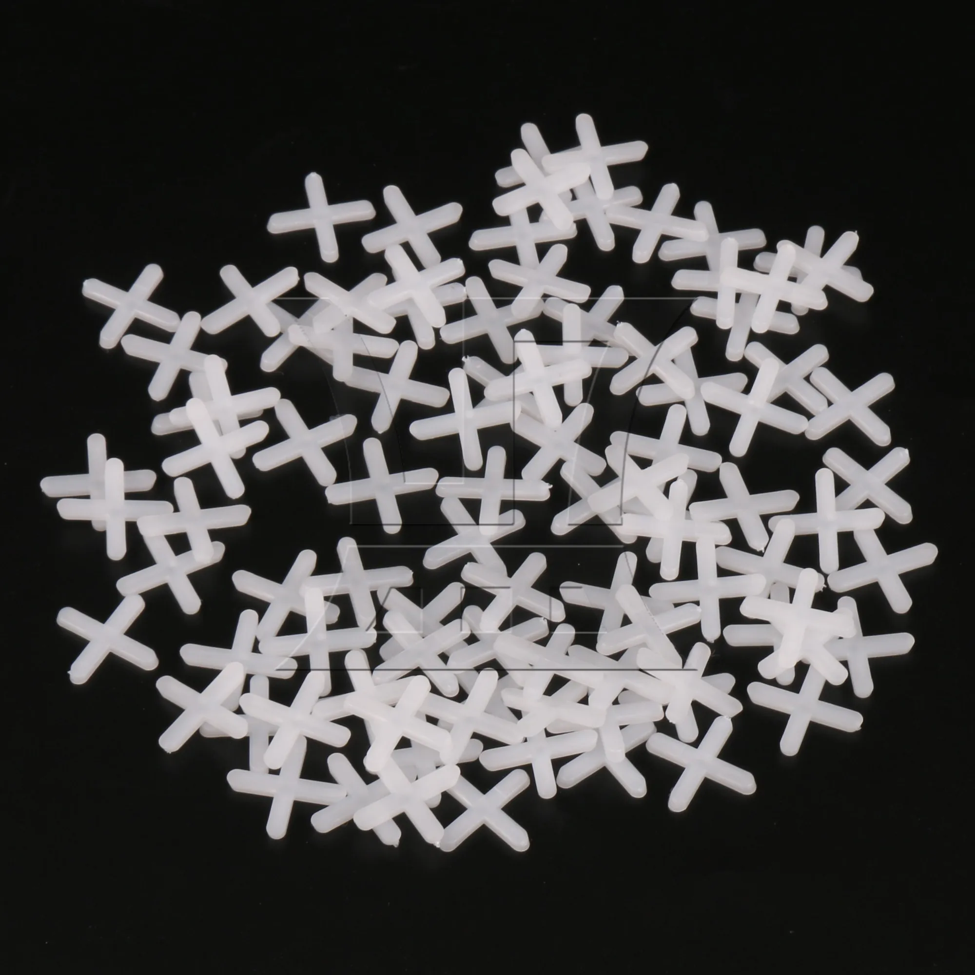 CNBTR 500 Pieces Ceramic Tile Plastic Leveler Spacers Shim 1/8 Inches Width White