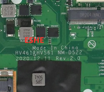 For Lenovo Ideapad V14 V15 G2-ALC Laptop Motherboard NM-D522 With R3 R5 R7 CPU 4G 8G RAM DDR4 5B21B90012 5B21B90014 100% Test Ok