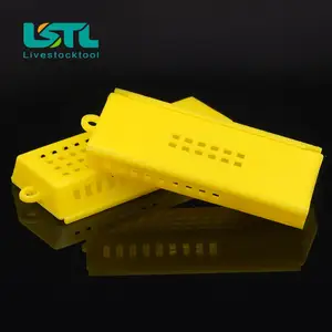 Kafesler plastik Kraliçe Arı Taşıma, Kraliçe Kafesi, Posta Odası, Kralın Mahkumu, Siyah beyaz, Beyaz, Aletler, Arı, 12 adettir 8 en çok satılan, arı kafesi - №6