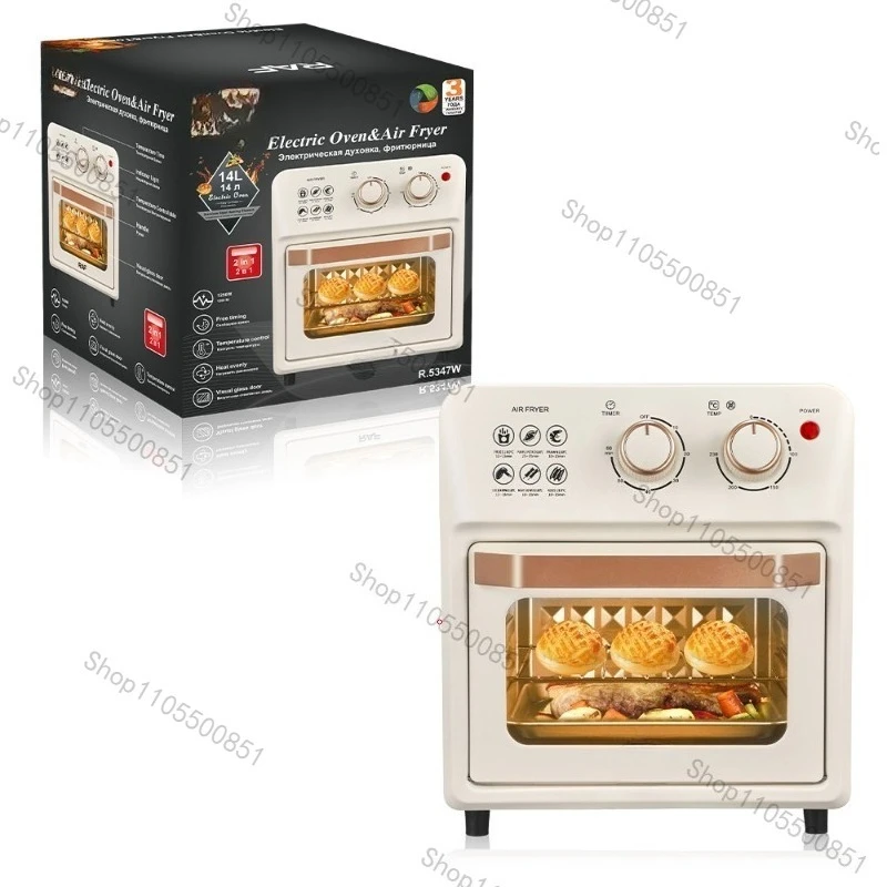 Electric Oven European 12L Multifunctional Household Air Fryer Automatic Smart Oven Fryer Visual Baking