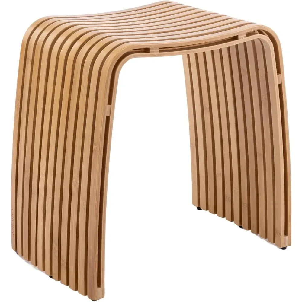 

Bamboo Dining Dining Chair Dressing Stool Shoe Stool Bathroom Dining Room Bathroom Durable and Beautifully Designed