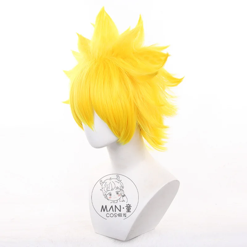 Mignon Mignon Uzumaki شعر مستعار تأثيري جذور مضغوطة شائكة الشعر القصير الأسهم هدية الهالوين #3