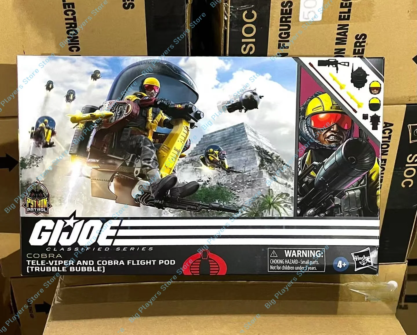 

In Stock Hasbro Special Forces Giant Python Telephone Snake Round Cover Communication Snake Mobile Phone Model