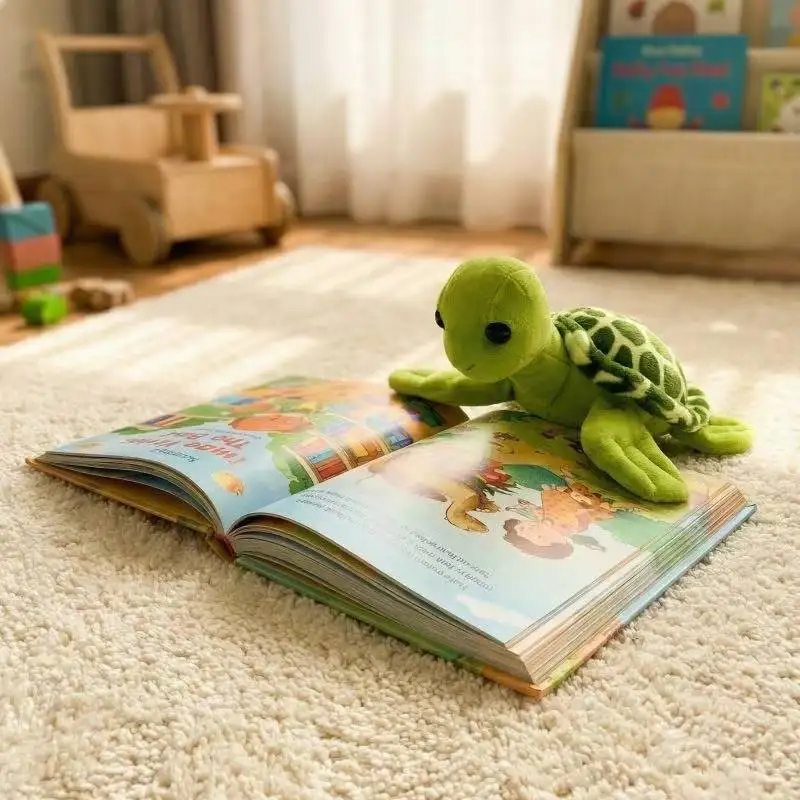 Neueste Eltern-Kind-Schildkröten-Puppe Kawaii Plüschtier Figur Cartoon Anime Niedliches Kinder-Geburtstags- und Feiertagsgeschenk – Detail 12