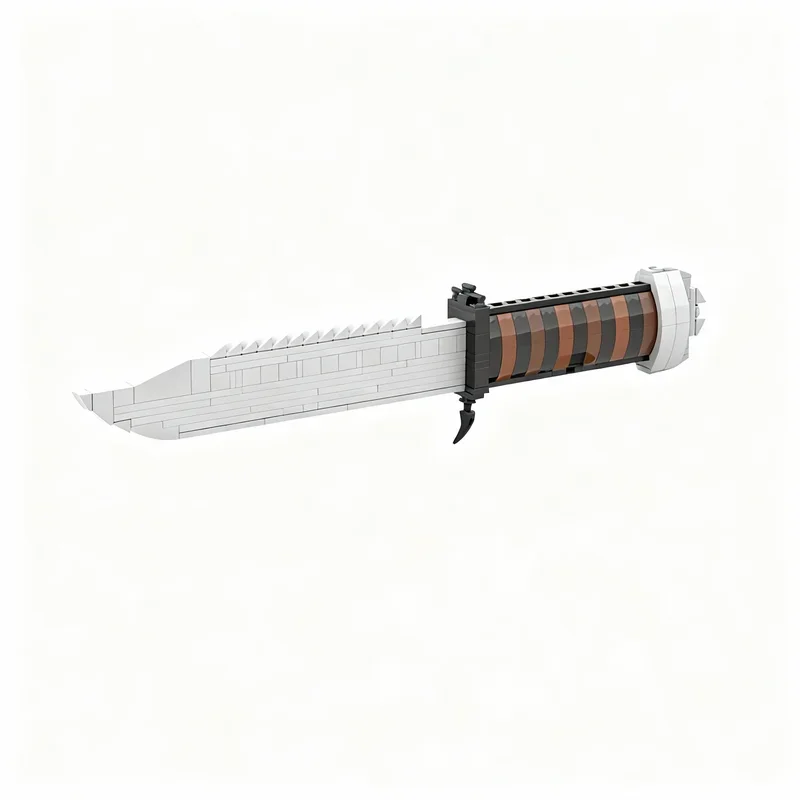 240pcs MOC Art Survival Knife Model Building Blocks Construction DIY Creative Idea Toys Festival Gift Education Brick