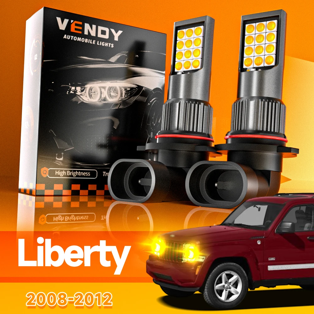 2 Stück für Jeep Liberty KK 2008–2012 LED-Nebelscheinwerfer 2009 2010 2011 Canbus-Zubehör