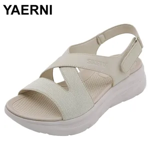 Shoes for Women Sandals Heels Tan Sandals Casual Sports Comfortable Thick Sole Large Flat Sandals with Rhinestones for Women