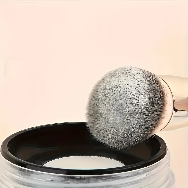 Pennello per correttore per fondotinta, pennello per fard in polvere kabuki per contorno naso avanzato, pennello per trucco viso spesso per occhi impeccabile