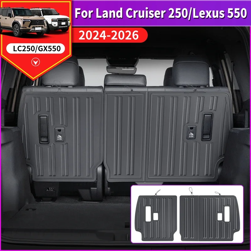 

For 2024-2026 Toyota Land Cruiser Prado LC250 Lexus GX550 Car Seat Back Protector Anti Dirt Waterproof Car Interior Accessories