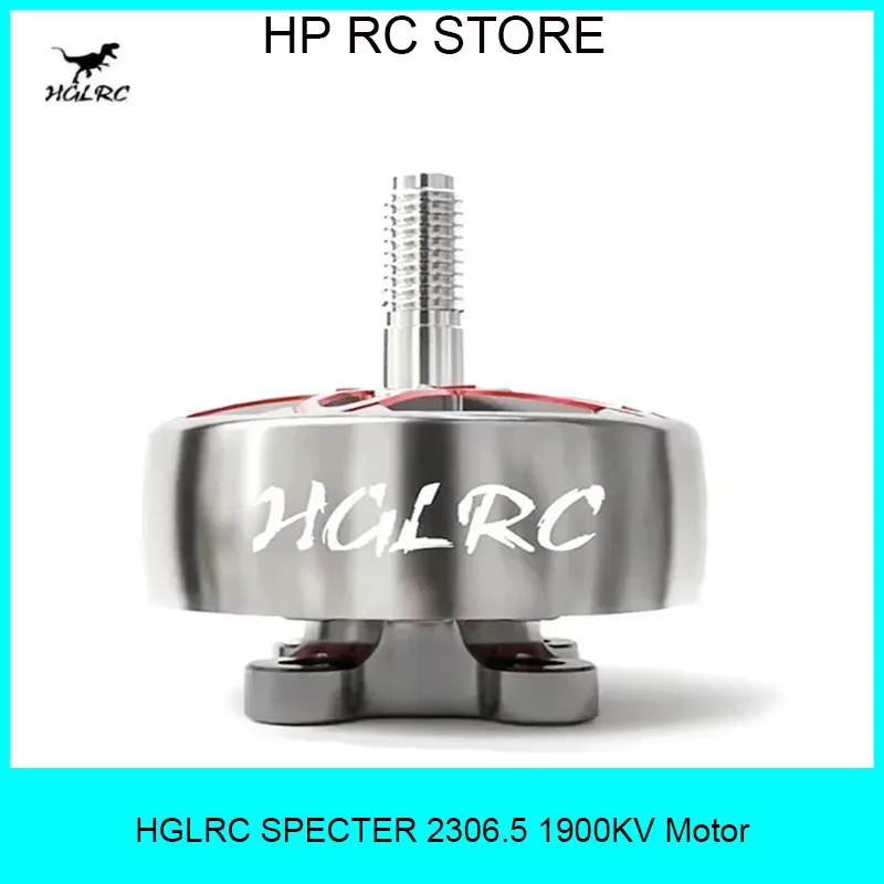 

HGLRC 2025 New SPECTER 2306.5 1900KV | 5-6S LIPO Ready | 5-6inch Prop Compatible for FPV Racing/Freestyle Drones DIY Parts