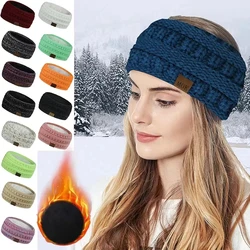 Newest Wide Knitting Woolen Headband Winter Warm Ear Women Thicken Turban Hair Accessories Girl Hair Band Headwraps Ear Warmer