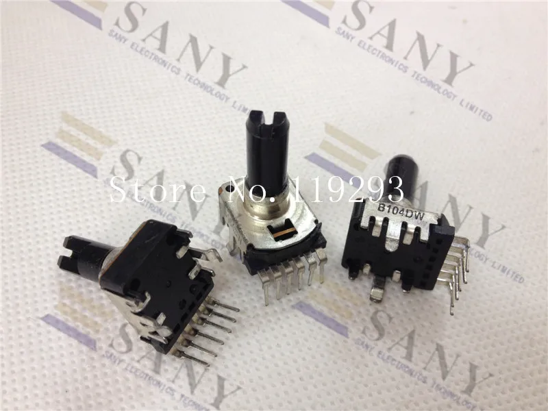 [LAN] [LAN] Japanese original Empire NOBLE RK12-B104 B100K 20MM handle 6 feet Potentiometer--10PCS/LOT [BELLA]