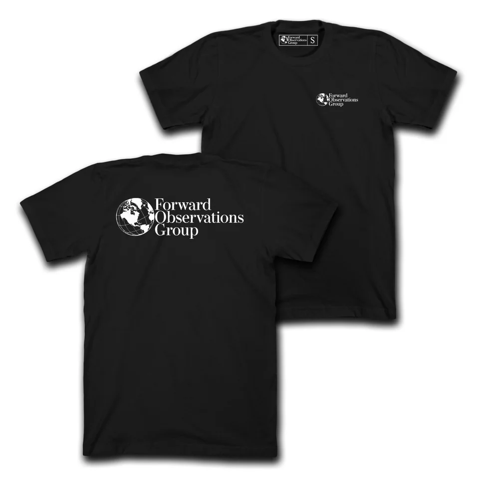 Forward Observations Group Tシャツ M レプリカ Forward Observations Group Corporate Logo T-Shirt Xl New Sealed