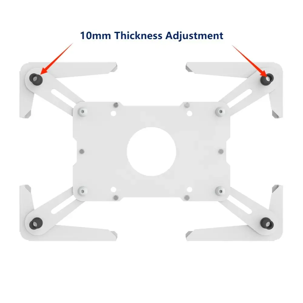 Imagem -04 - Suporte de Parede Ajustável Tablet Titular Ipad Huawei Samsung Android Hanging 713 Enclosure