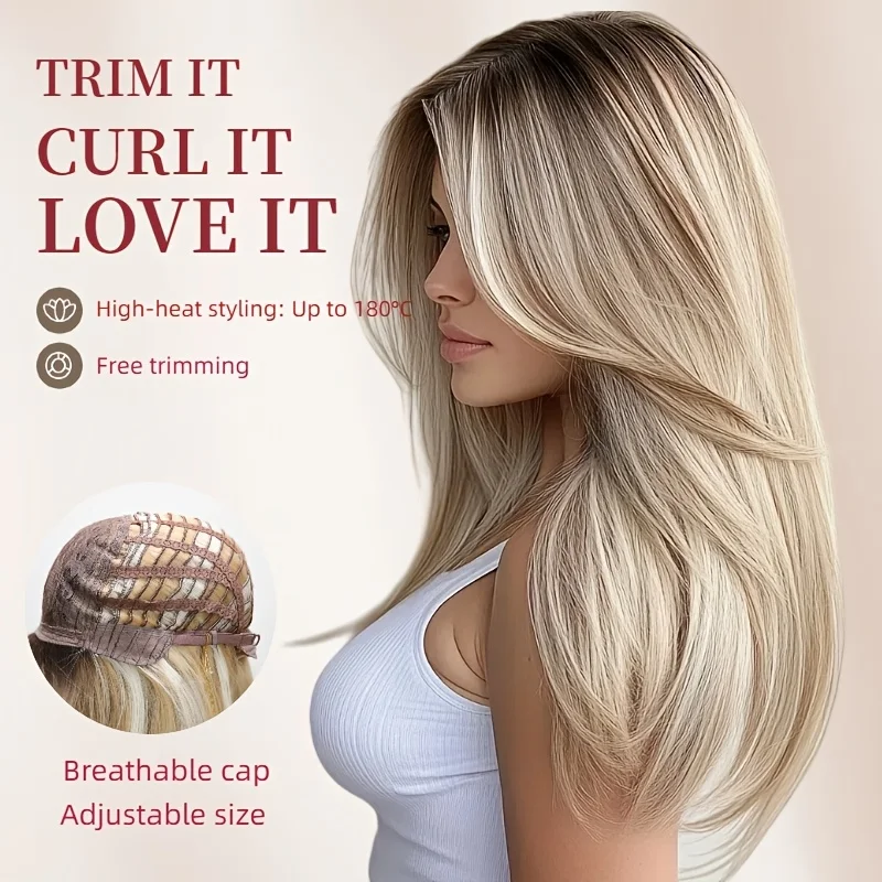 

Универсальный синтетический парик 22 дюйма — переключатель в стиле нескольких сцен (фиты/подарки/вечеринки/творство), эксперт мгновенного укладки для начинающих