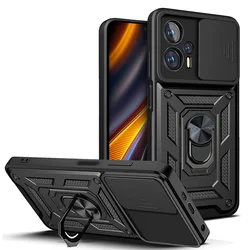 For Xiaomi Poco X4 GT 5G Case Shockproof Magnetic Ring Stand Holder Armor Cases For Poxo Poko Little X 4 GT X4GT PocoX4GT Cover