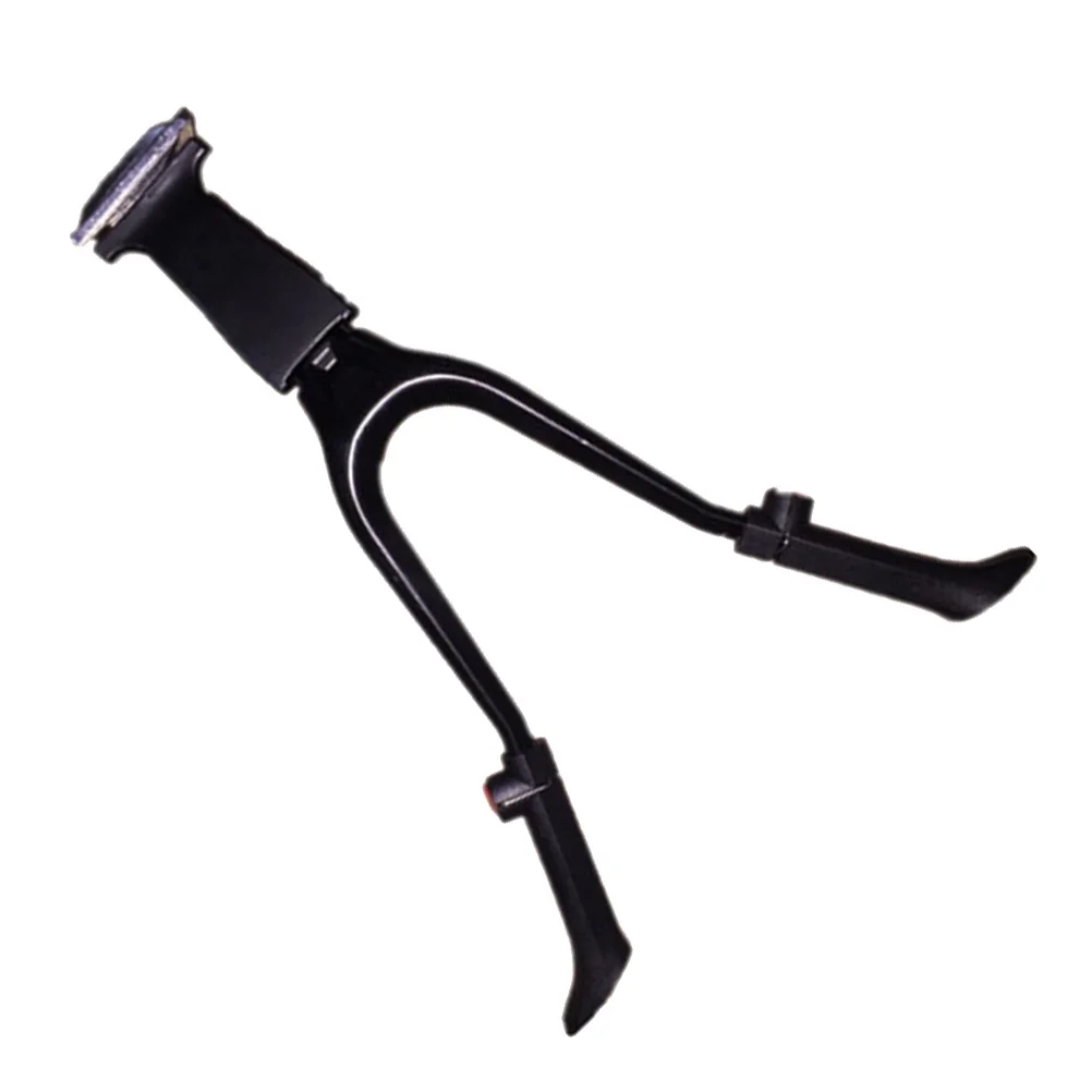 

Adjustable Foldable Double Leg Bike Kickstand Center Mount Fits 26 and Above Road Bikes Anti Slip Strong Durable Aluminum