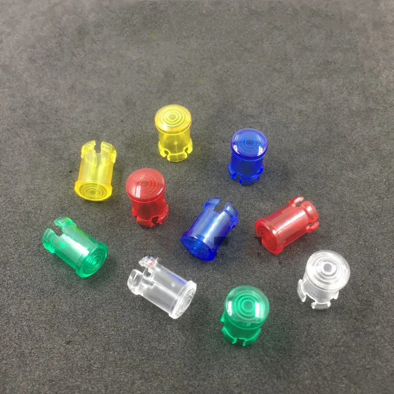 100 PZ 3 MILLIMETRI 5 MILLIMETRI LED Diodi Emettitori di Luce Coperture Della Lampada Guide Luce Colonne Guida Luce Guide Caps Coperture protettive LED Trasparente