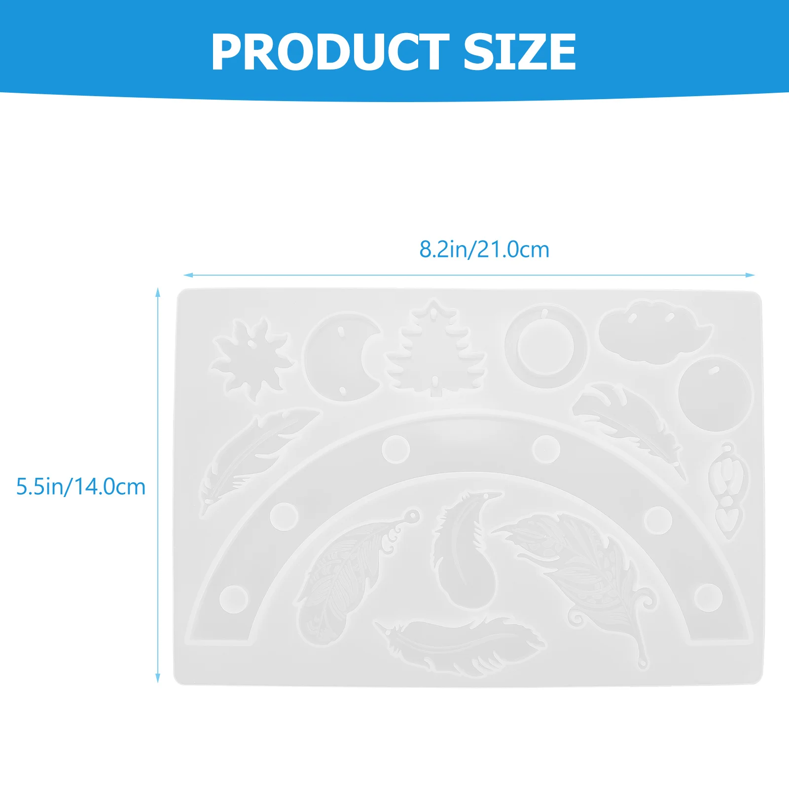 قالب جرس الرياح من السيليكون، لوازم مرنة يمكنك صنعها بنفسك أداة حرفية حرفية لتزيين صب الرياح المصنوعة يدويًا #5